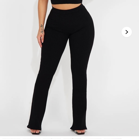 Fashion Nova Eliana Snatched/Sculpting Set in Black | Tank+Pants Size S | NEW - Picture 3 of 5
